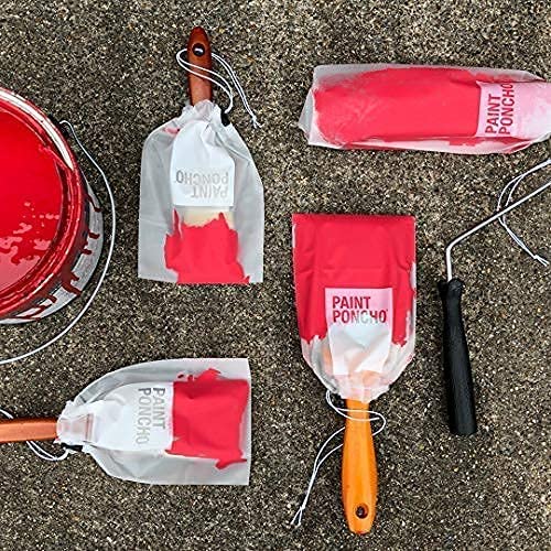 Paint Poncho Wet Brush Protectors 5 Pack Obvious Solutions